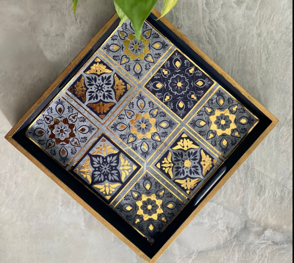 Ahşap Dekoratif Tepsi